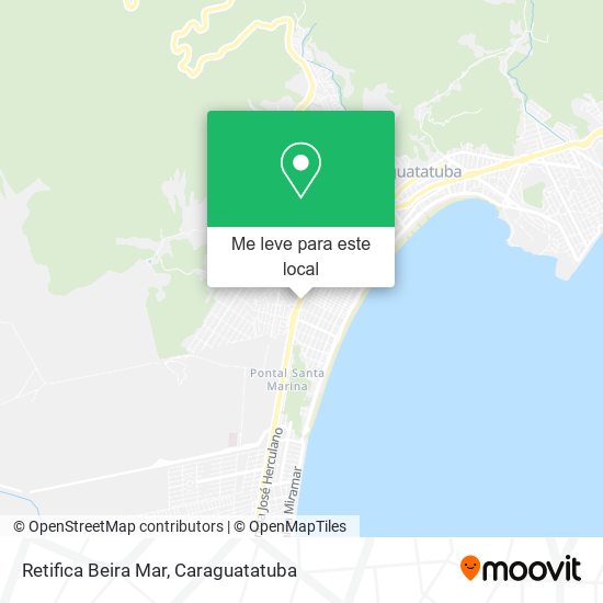 Retifica Beira Mar mapa