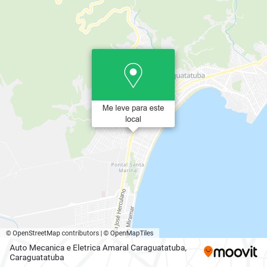 Auto Mecanica e Eletrica Amaral Caraguatatuba mapa