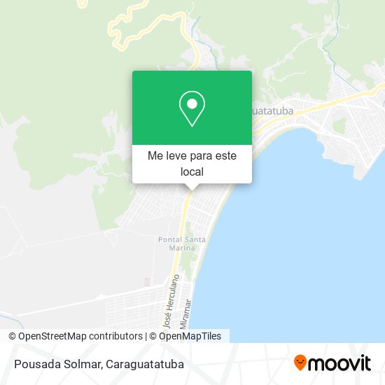 Pousada Solmar mapa