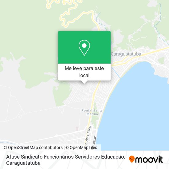 Afuse Sindicato Funcionários Servidores Educação mapa