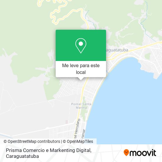 Prisma Comercio e Markenting Digital mapa