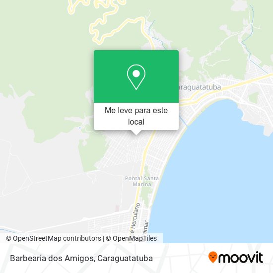 Barbearia dos Amigos mapa