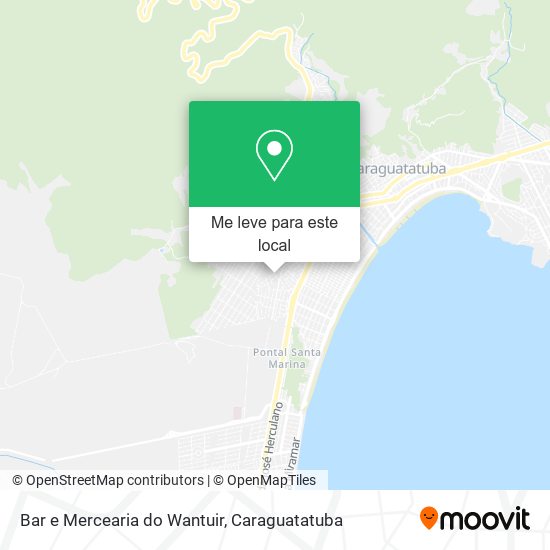 Bar e Mercearia do Wantuir mapa