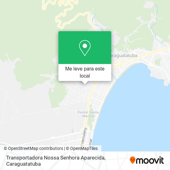 Transportadora Nossa Senhora Aparecida mapa