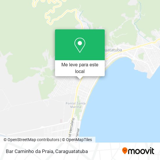 Bar Caminho da Praia mapa