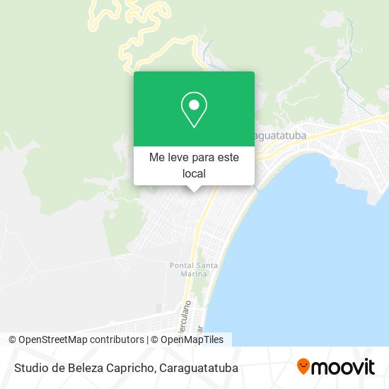 Studio de Beleza Capricho mapa