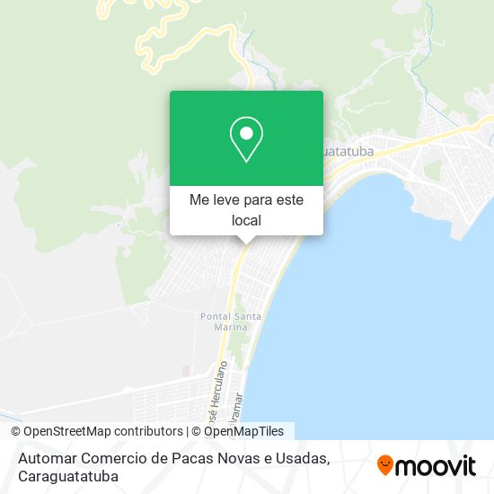 Automar Comercio de Pacas Novas e Usadas mapa