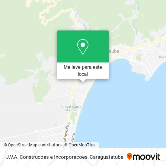 J.V.A. Construcoes e Incorporacoes mapa