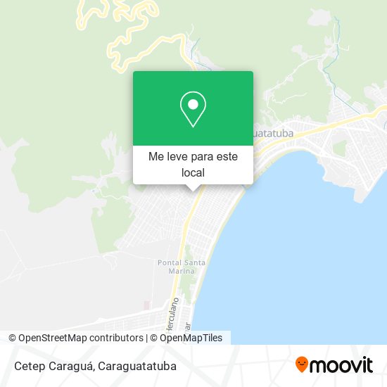 Cetep Caraguá mapa