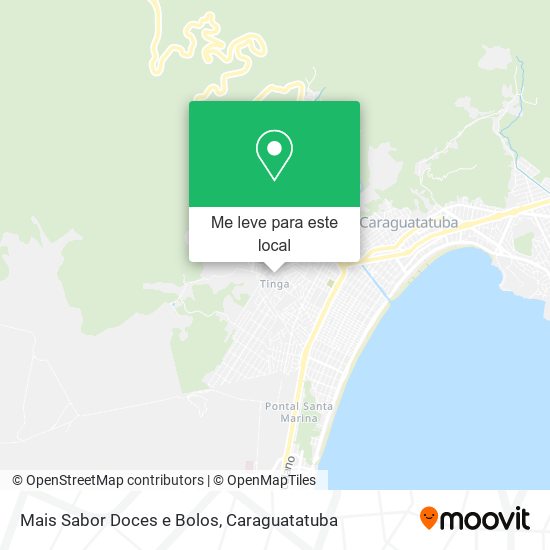 Mais Sabor Doces e Bolos mapa