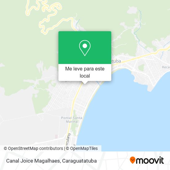 Canal Joice Magalhaes mapa