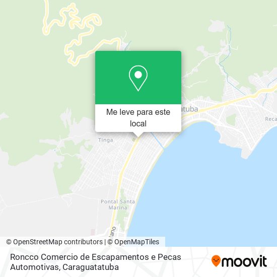 Roncco Comercio de Escapamentos e Pecas Automotivas mapa