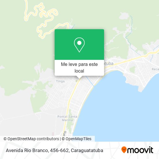 Avenida Rio Branco, 456-662 mapa