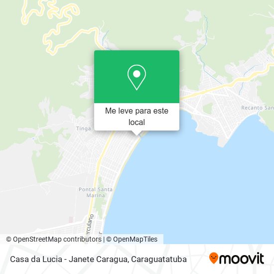 Casa da Lucia - Janete Caragua mapa