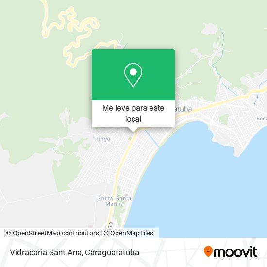 Vidracaria Sant Ana mapa