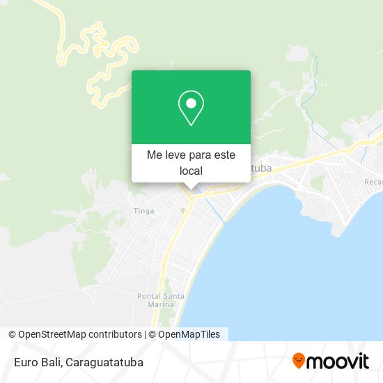 Euro Bali mapa