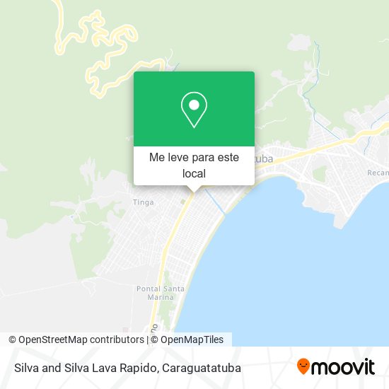 Silva and Silva Lava Rapido mapa