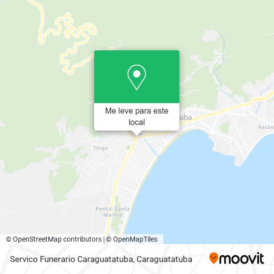 Servico Funerario Caraguatatuba mapa