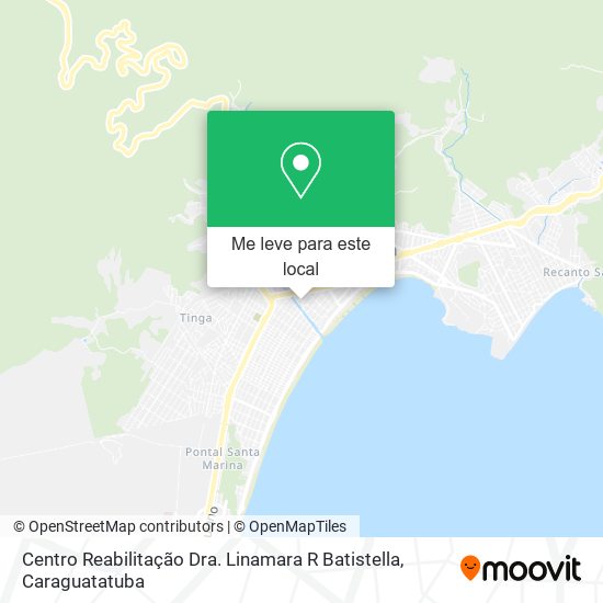 Centro Reabilitação Dra. Linamara R Batistella mapa