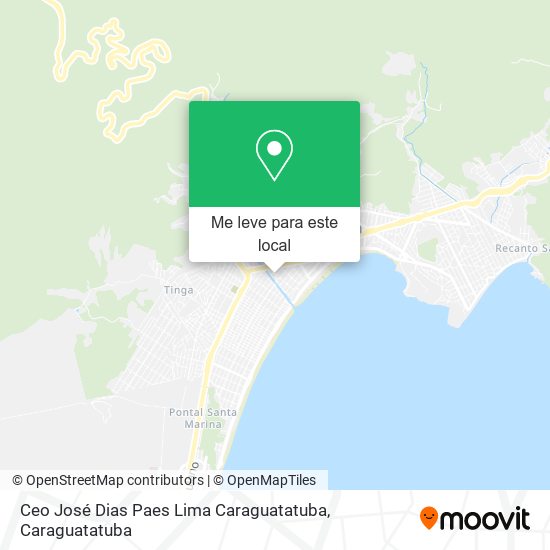 Ceo José Dias Paes Lima Caraguatatuba mapa