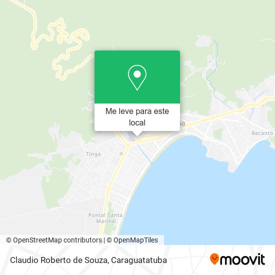 Claudio Roberto de Souza mapa