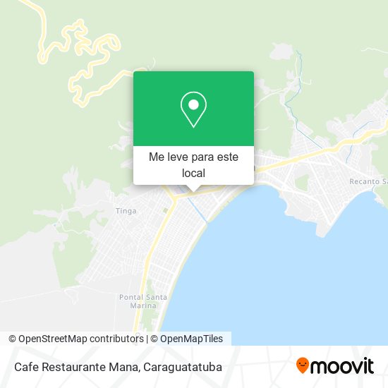 Cafe Restaurante Mana mapa