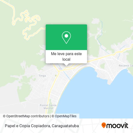 Papel e Copia Copiadora mapa