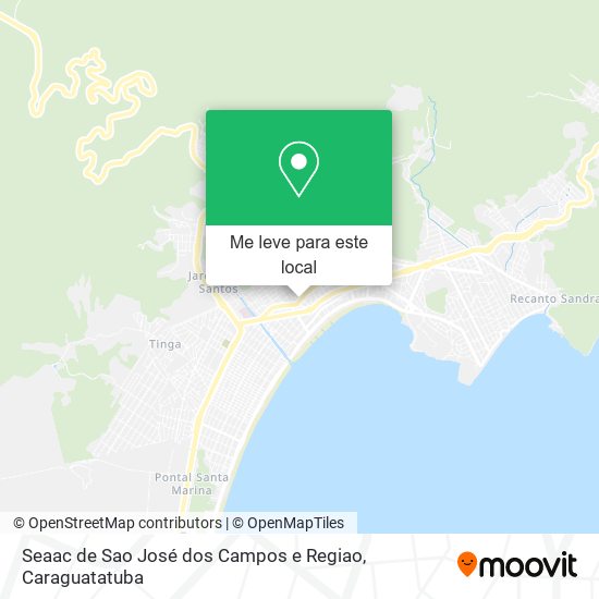 Seaac de Sao José dos Campos e Regiao mapa