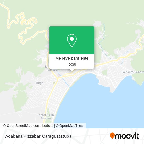 Acabana Pizzabar mapa