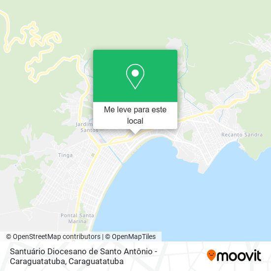 Santuário Diocesano de Santo Antônio - Caraguatatuba mapa