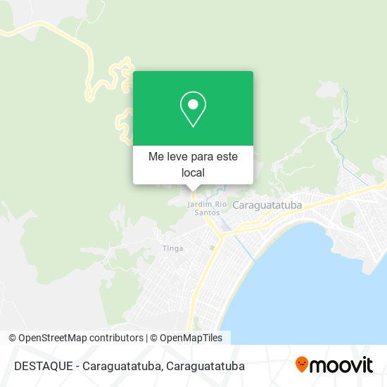 DESTAQUE - Caraguatatuba mapa