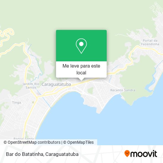 Bar do Batatinha mapa