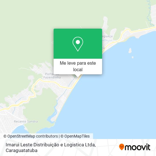 Imarui Leste Distribuição e Logistica Ltda mapa