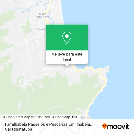 Famílhabela Passeios e Pescarias Em Ilhabela. mapa