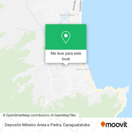 Deposito Mineiro Areia e Pedra mapa