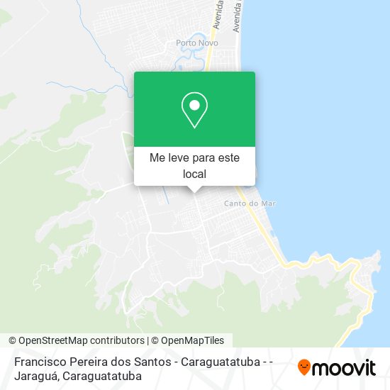 Francisco Pereira dos Santos - Caraguatatuba - - Jaraguá mapa