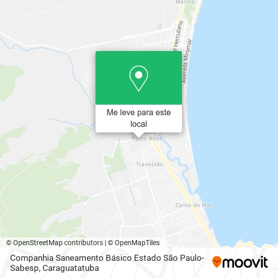Companhia Saneamento Básico Estado São Paulo-Sabesp mapa