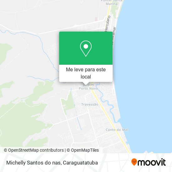 Michelly Santos do nas mapa
