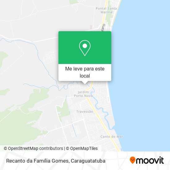 Recanto da Família Gomes mapa