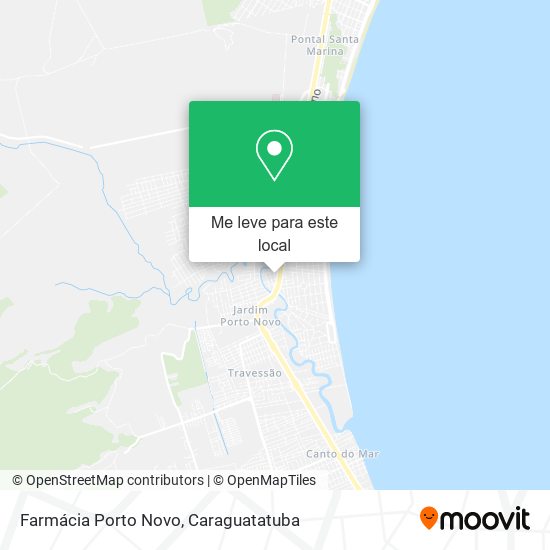 Farmácia Porto Novo mapa