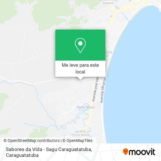 Sabores da Vida - Sagu Caraguatatuba mapa