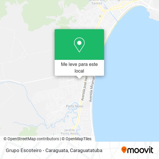 Grupo Escoteiro - Caraguata mapa