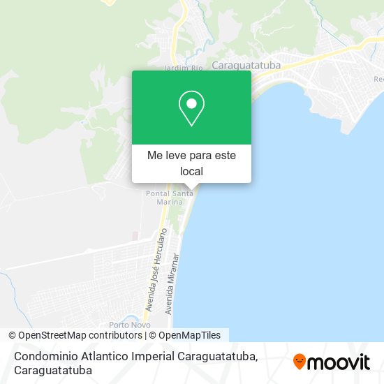 Condominio Atlantico Imperial Caraguatatuba mapa