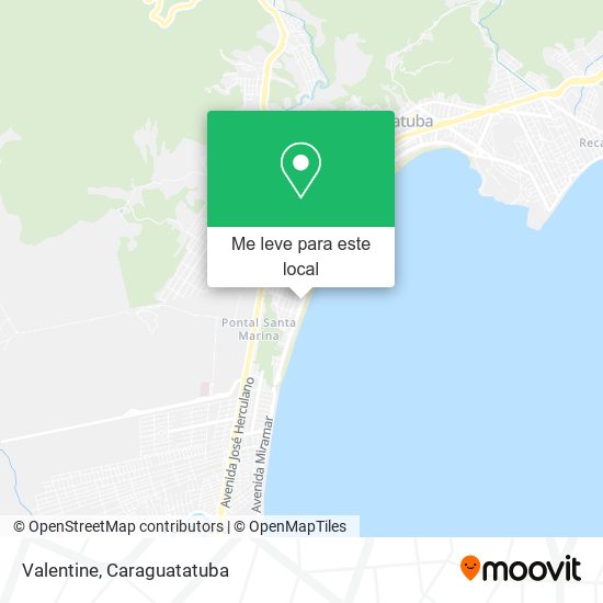 Valentine mapa