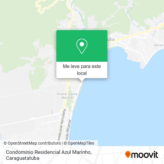 Condomínio Residencial Azul Marinho mapa