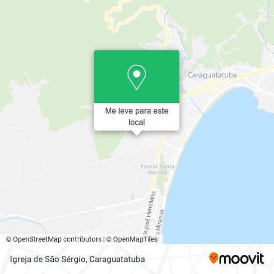 Igreja de São Sérgio mapa
