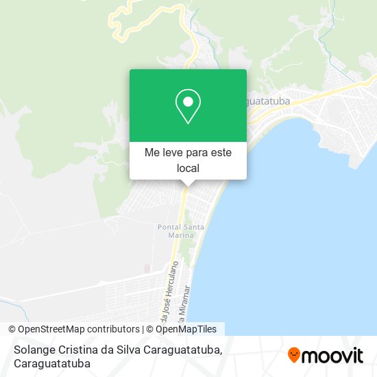 Solange Cristina da Silva Caraguatatuba mapa