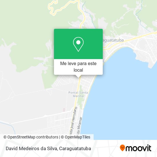 David Medeiros da Silva mapa