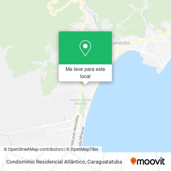 Condomínio Residencial Atlântico mapa