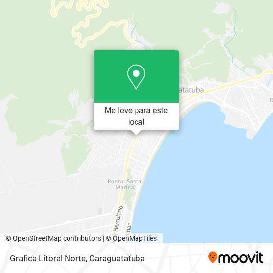 Grafica Litoral Norte mapa